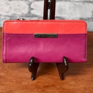Relic Pink and Orange Leather Wallet